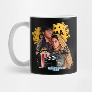 Shahrukh Khan and Kajol Artwork Mug